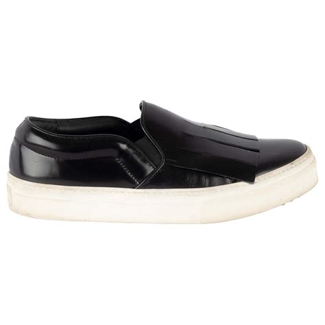 celine slip on sneakers black|celine sneakers review.